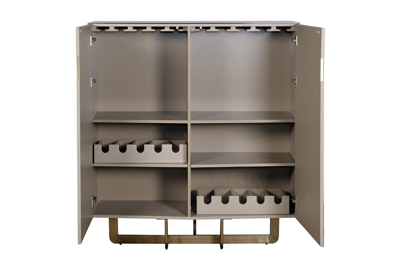 Комод высокий Space с дверцами Garda Decor 58DB-CHH14803