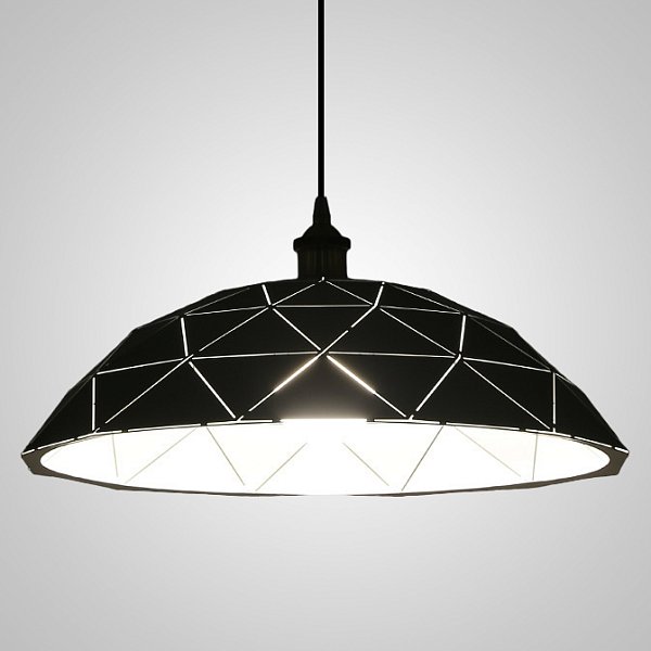 Подвесной светильник HOOD D50 Black White by ImperiumLoft