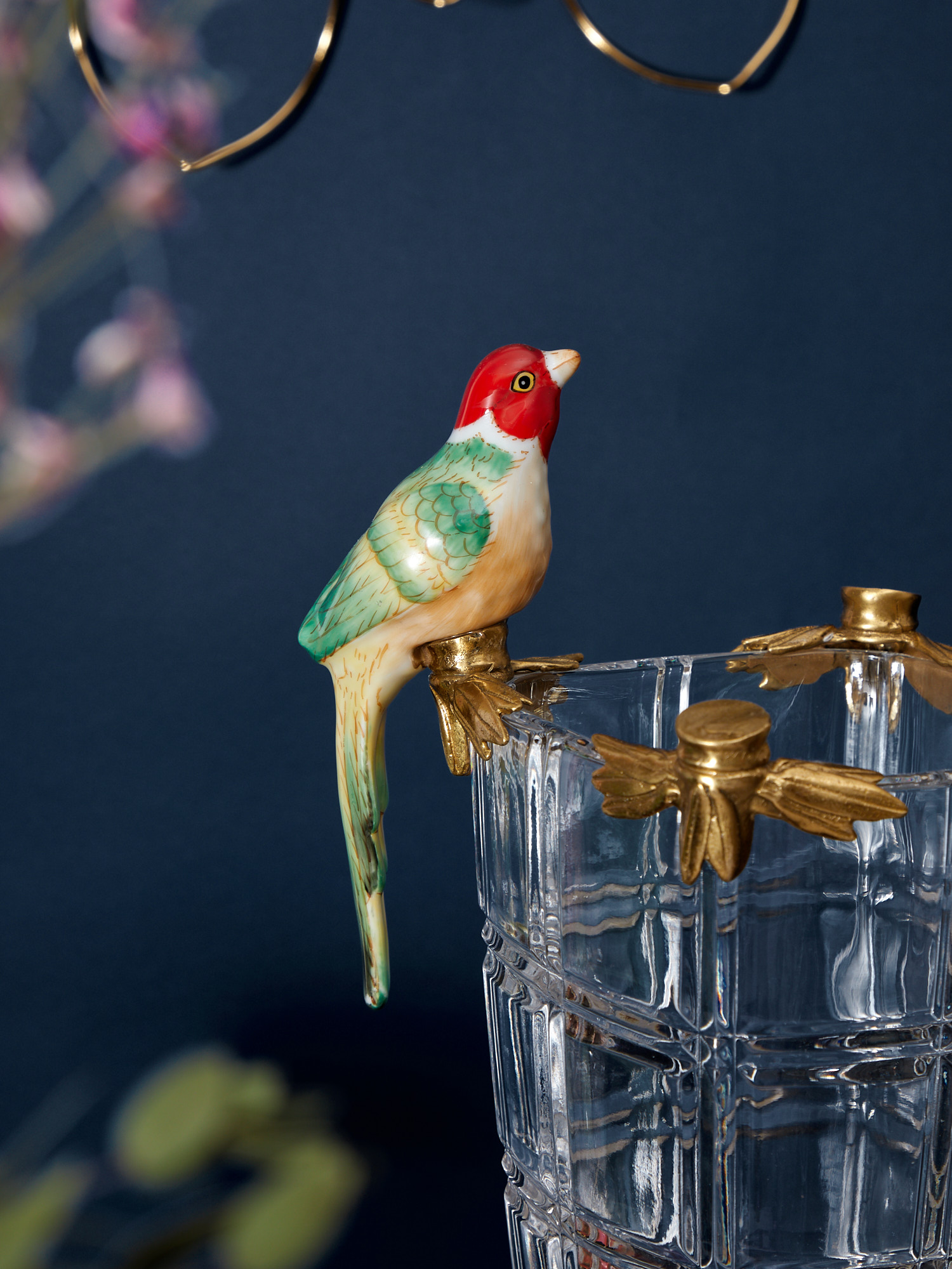 Ваза с птичками Glasar HGL490/1/GLASS