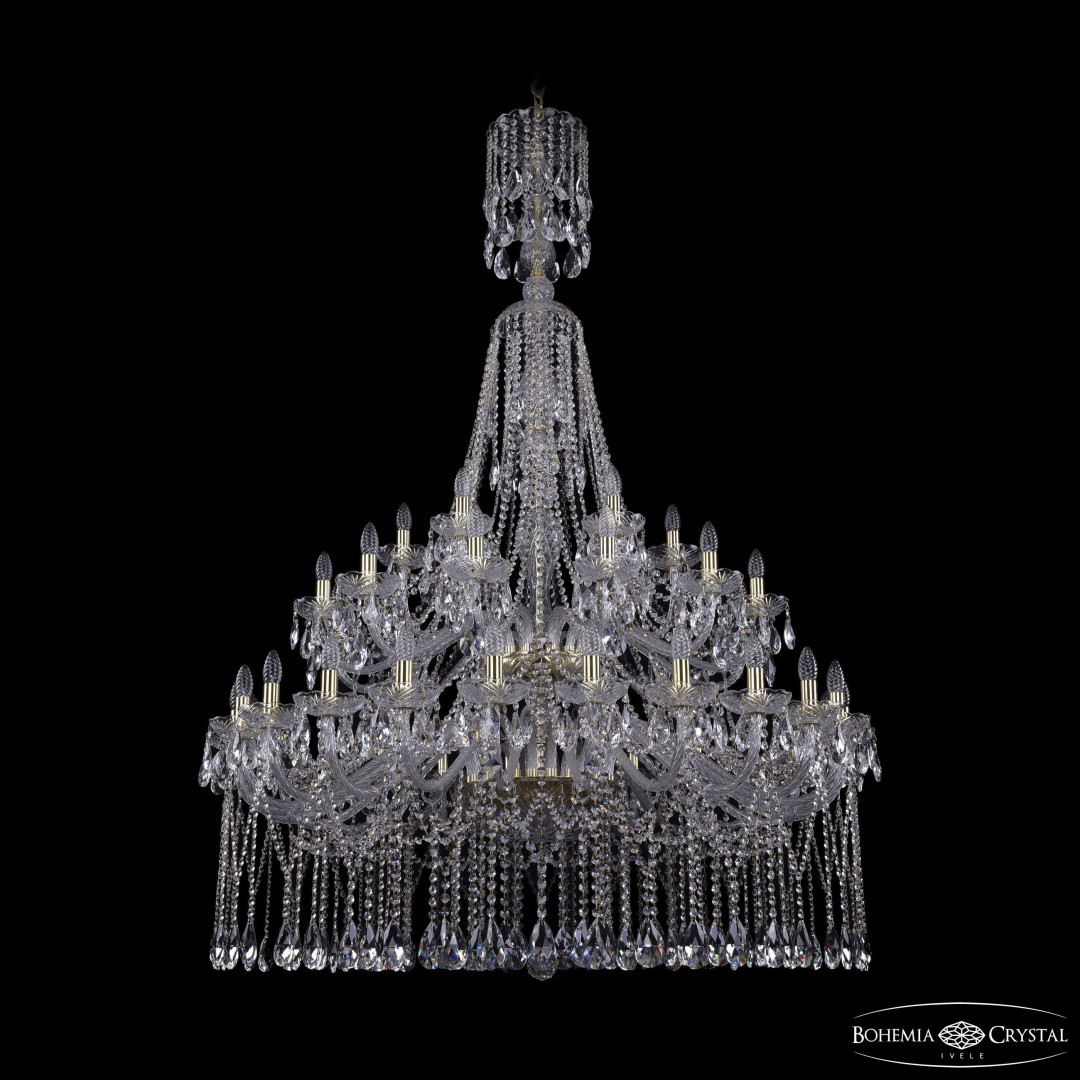 Люстра хрустальная 1413/24+12+6/460/XL-186/2d G