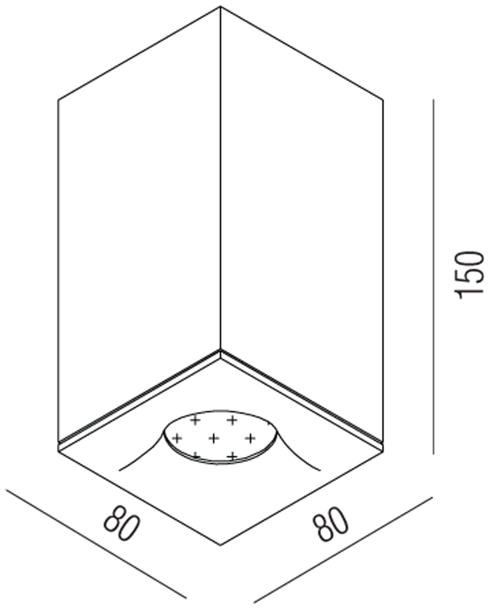 Накладной потолочный светильник Donolux DL18437/11WW-SQ White
