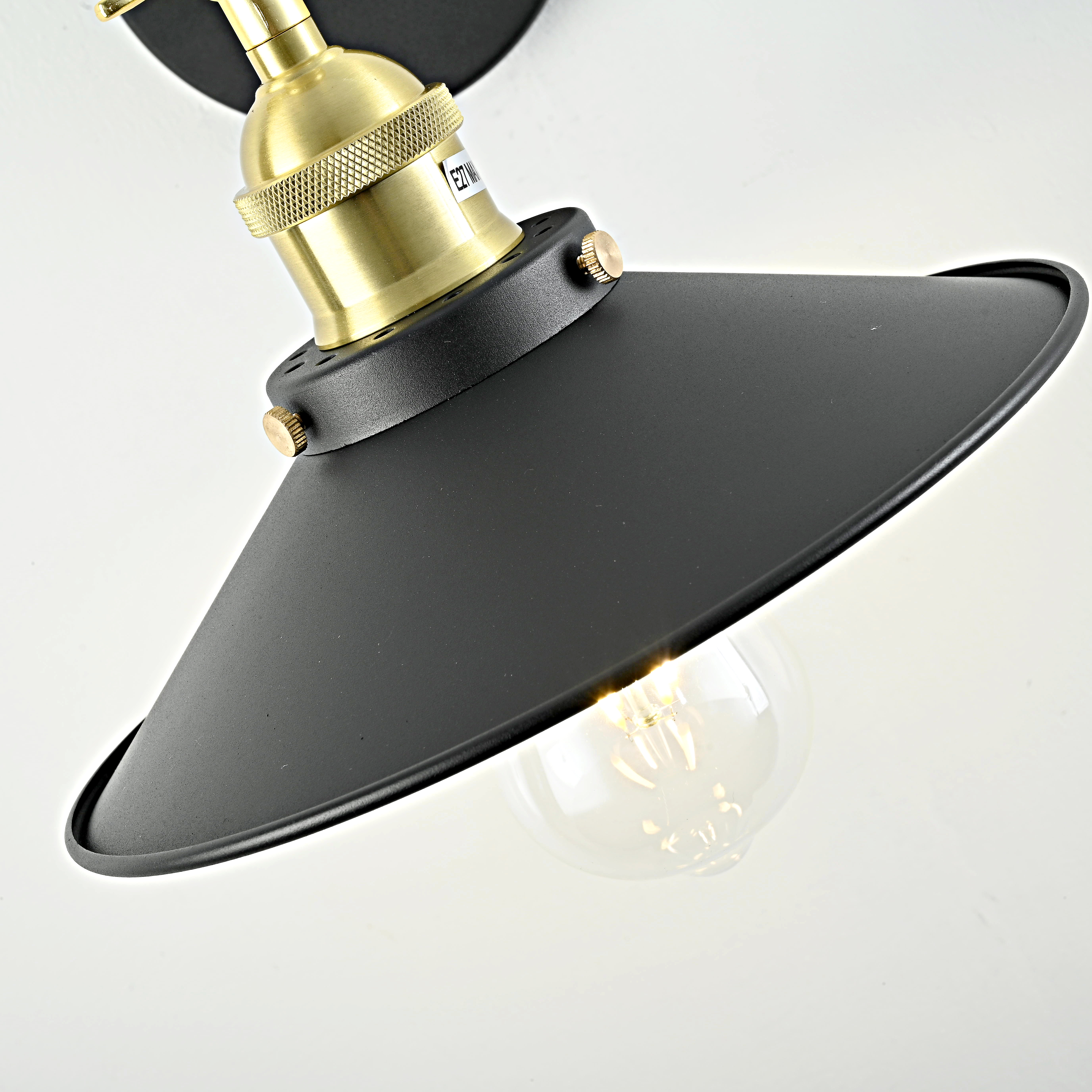Бра Cone 20Th C.factory Filament By Imperiumloft