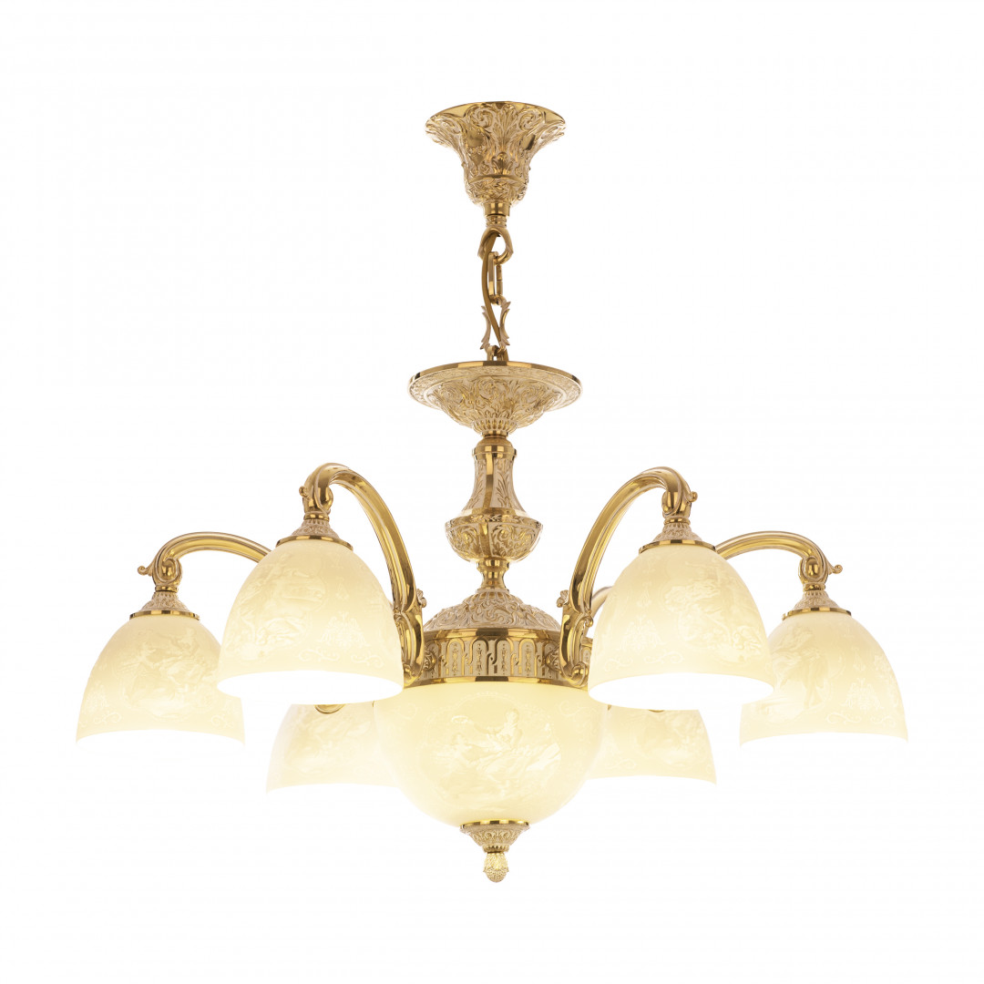 Люстра бронзовая 72209P/6/175 GW P1 D Pair