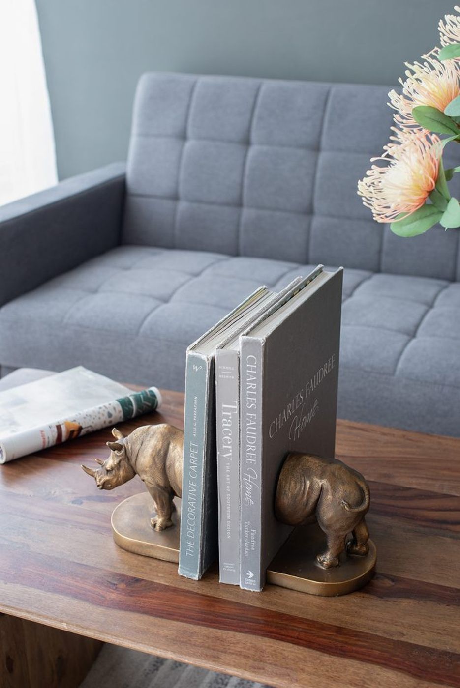 Держатели для книг Носорог, Glasar 77639