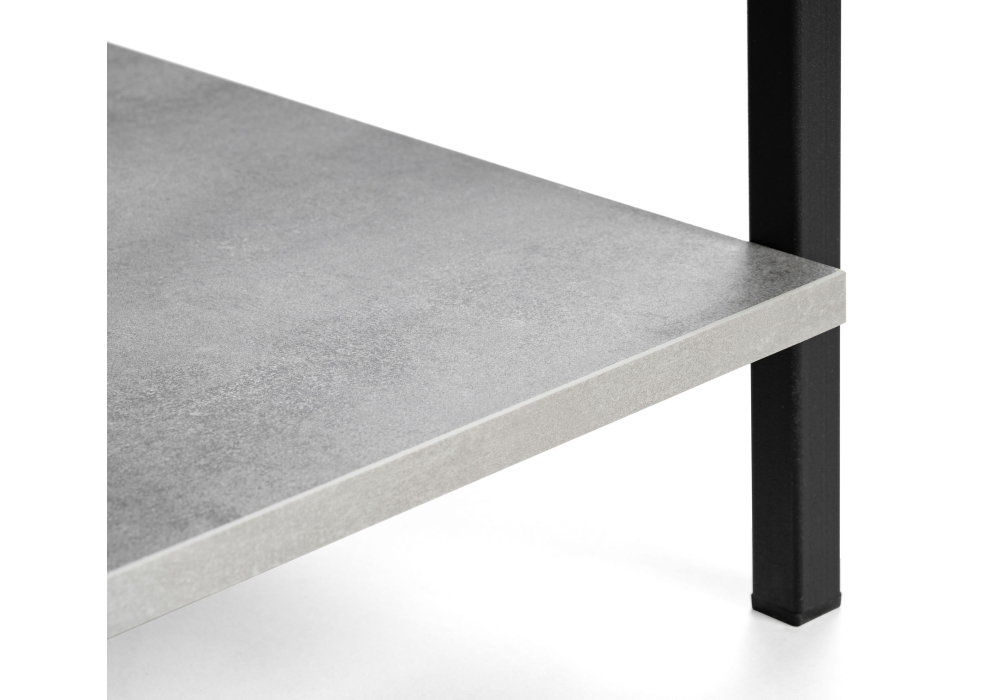 Офисная мебель Woodville Траун Лофт 80 бетон / черный матовый 533195