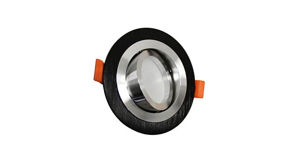 Точечный светильник   Lumina Deco LDC 8062-D90 BK+SL