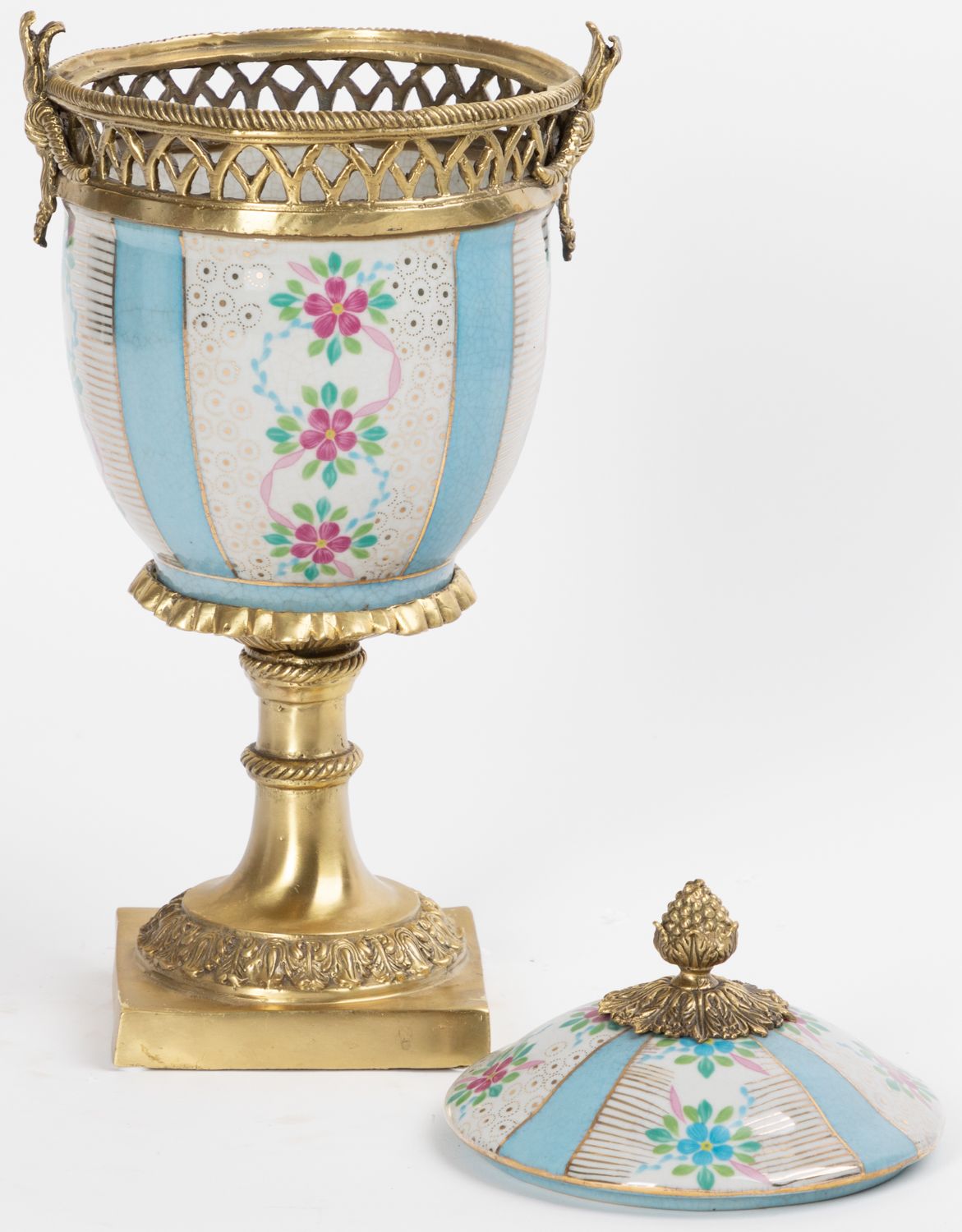 Ваза с крышкой Glasar J629C/HLD0956