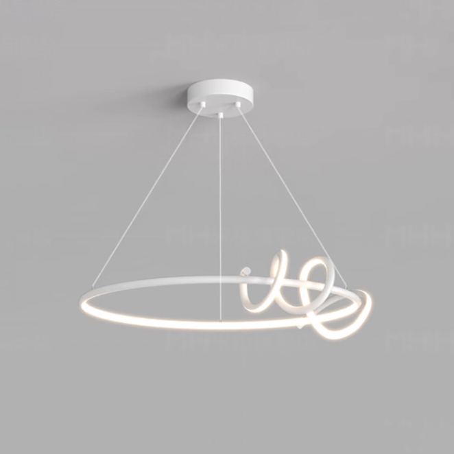 Кольцевая люстра RAFFEL D50 White by ImperiumLoft