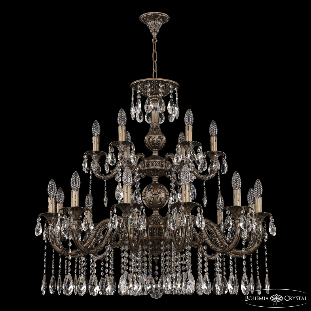 Люстра хрустальная AL79101/12+6/300/2D A SGB Bohemia Ivele Crystal