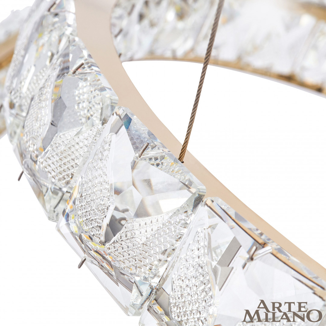 Люстра светодиодная с пультом 311311/D800-D600 GD Arte Milano