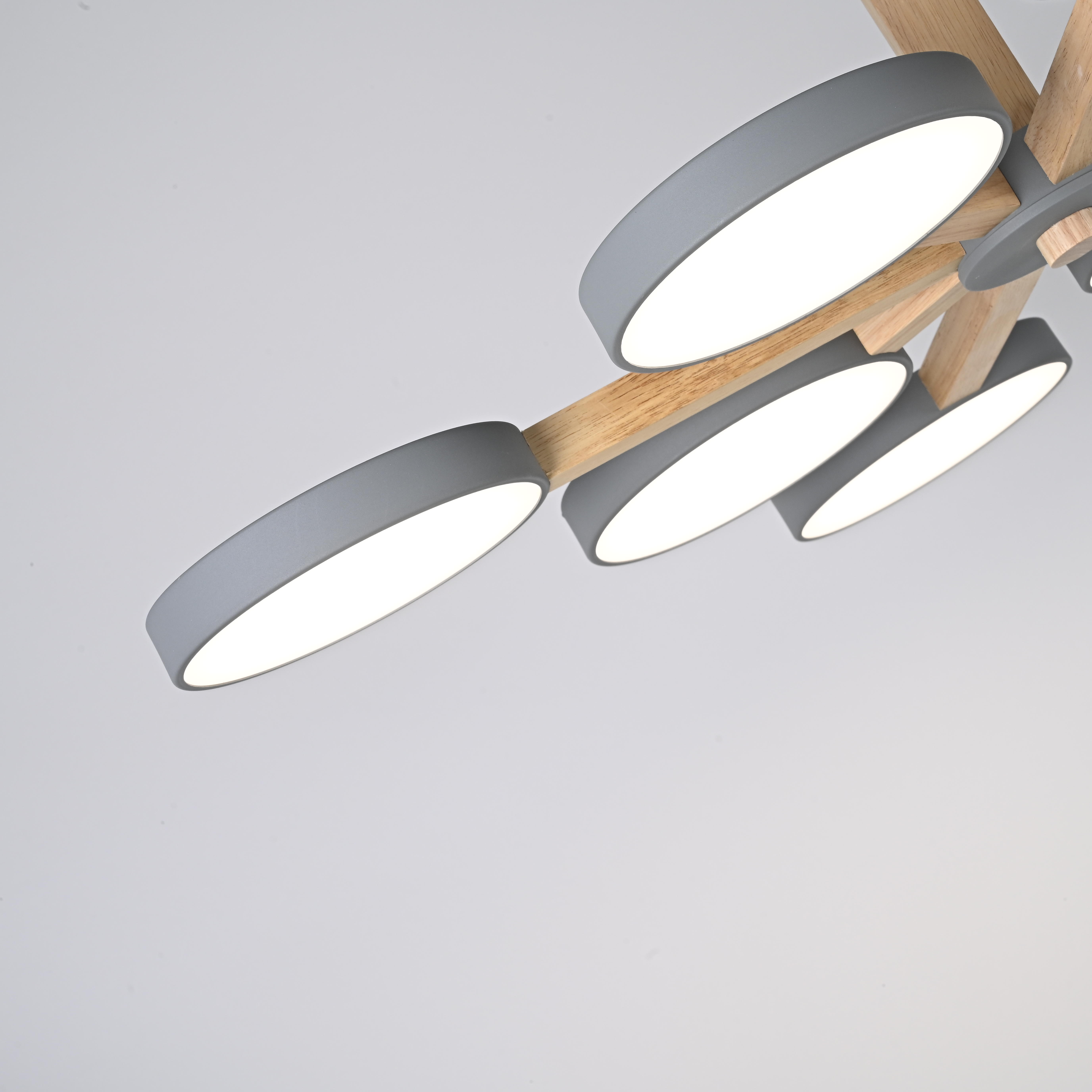 Потолочный светильник TURNA L8 Grey by ImperiumLoft