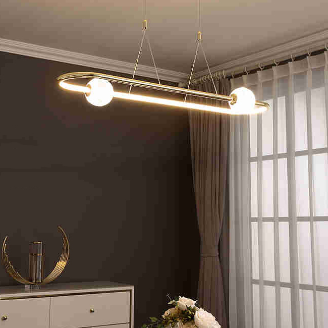 Подвесной светильник STORMS LONG Gold by ImperiumLoft
