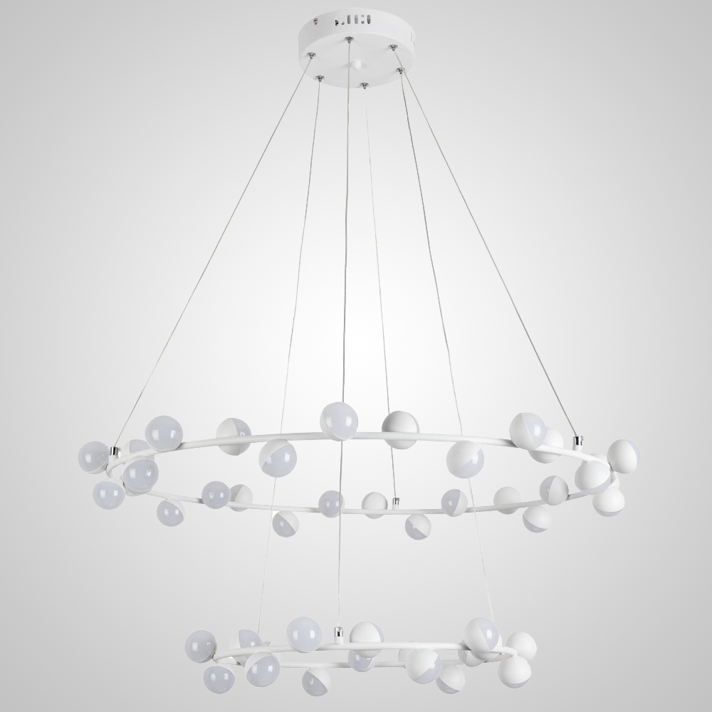 Подвесная люстра AQUATIO L48 White by ImperiumLoft