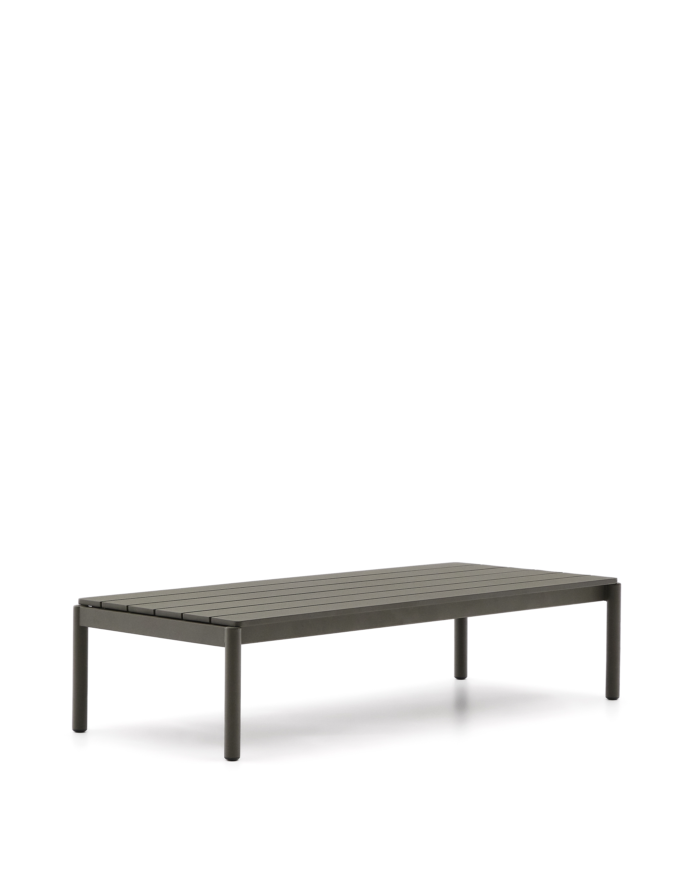 Журнальный столик Sorells из зеленого алюминия 63 x 149 см La Forma 251402