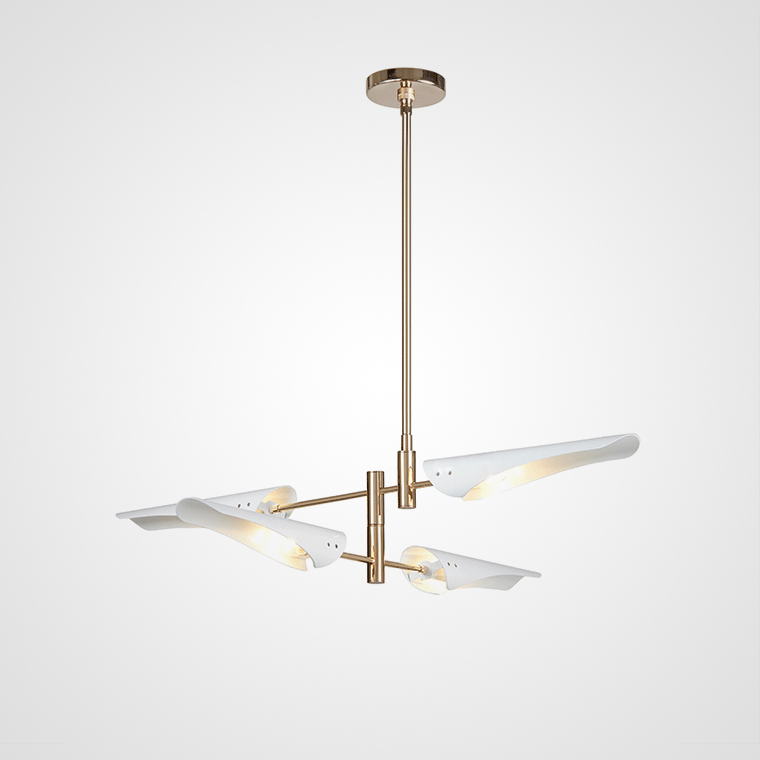 Люстра Cross cable no 407 D125 4 lights White by ImperiumLoft