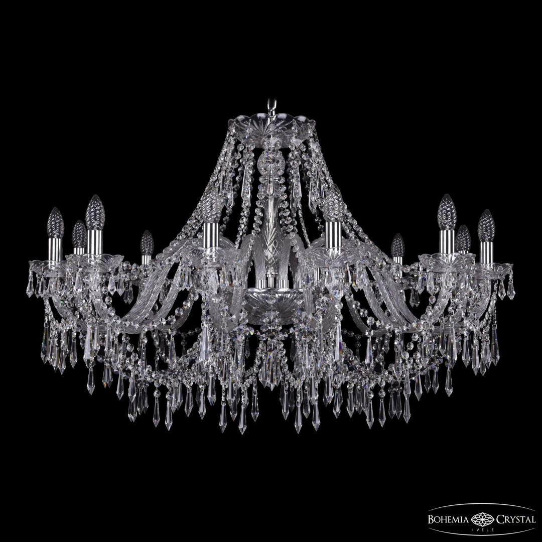 Люстра хрустальная 1403/12/360 Ni