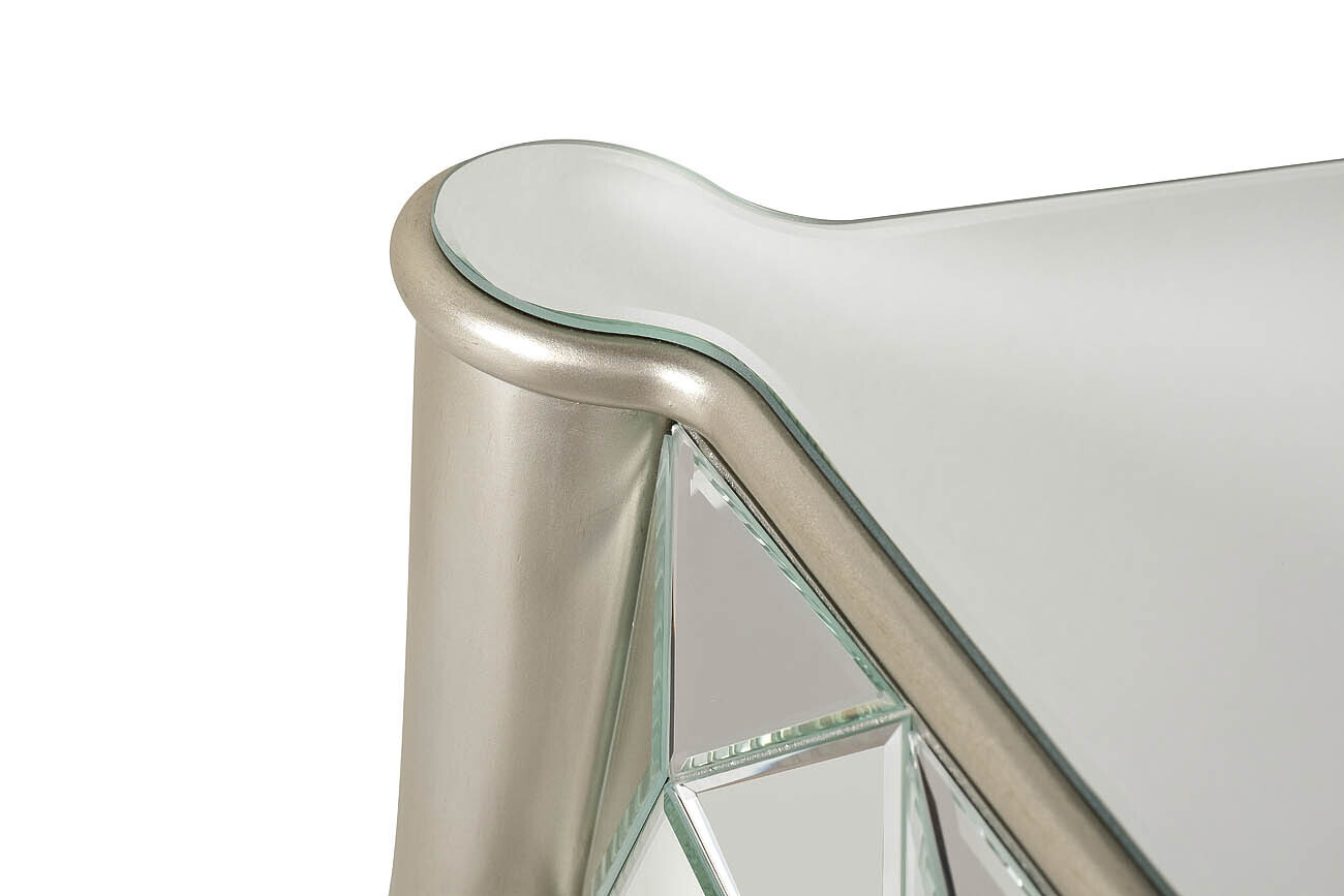 Тумбочка зеркальная с ящиками Garda Decor KFC662