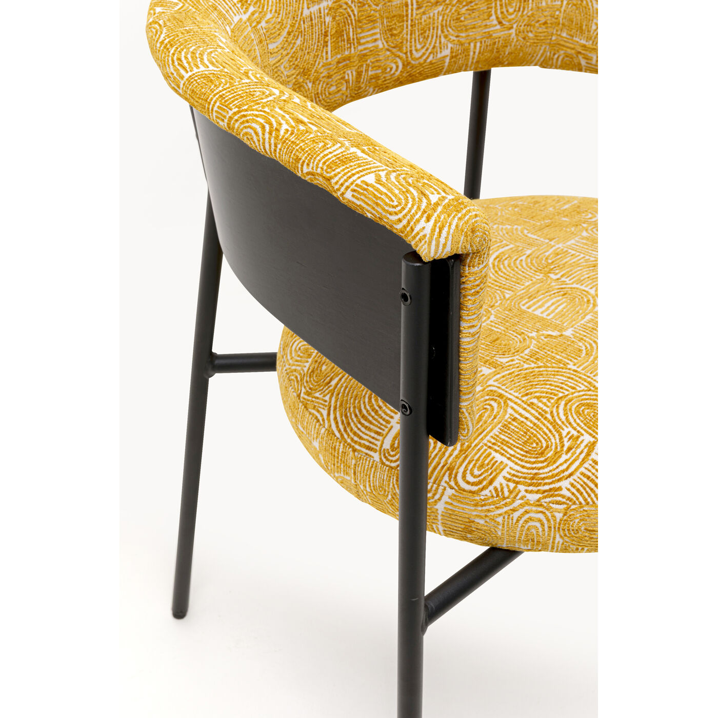 Стул с подлокотниками Vada Yellow KARE 71330