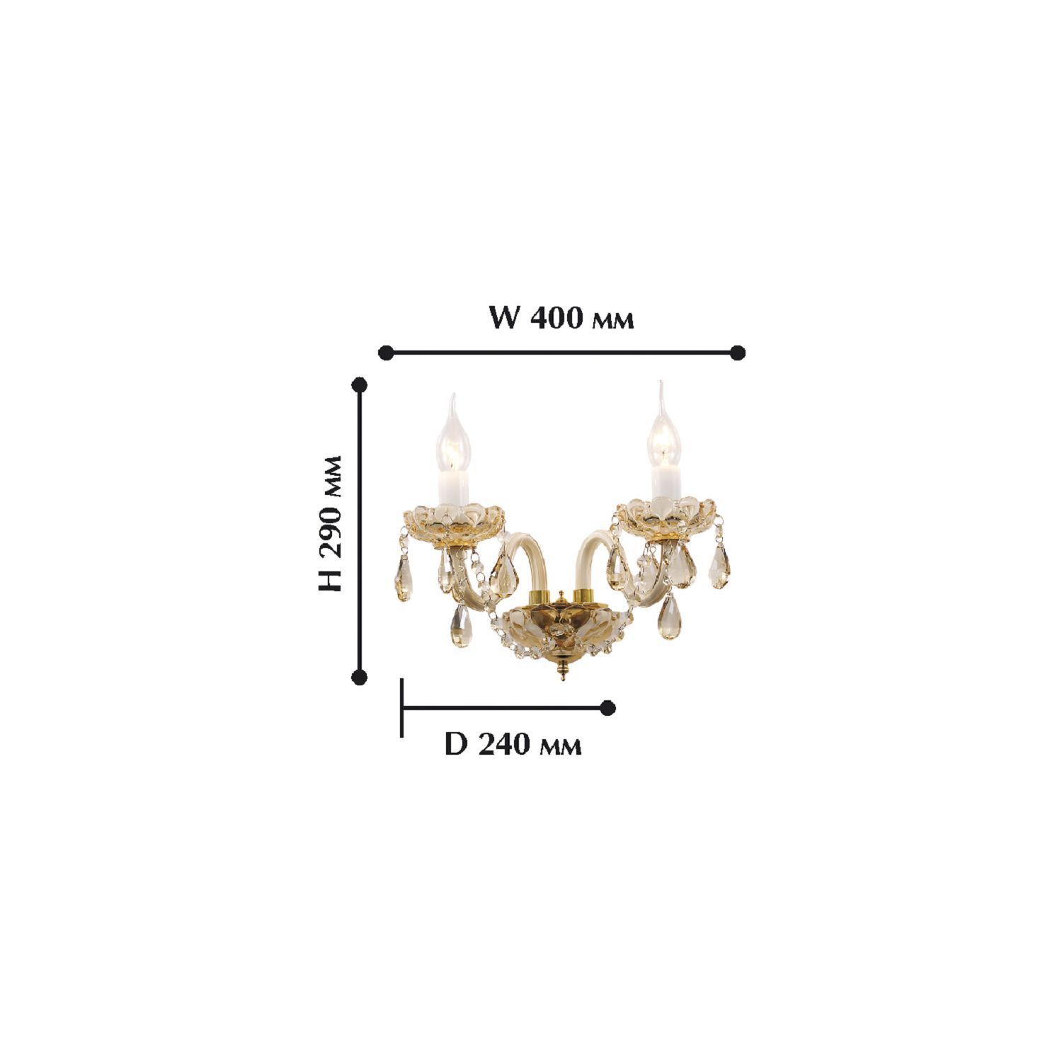 Настенный светильник Favourite 1738-2W