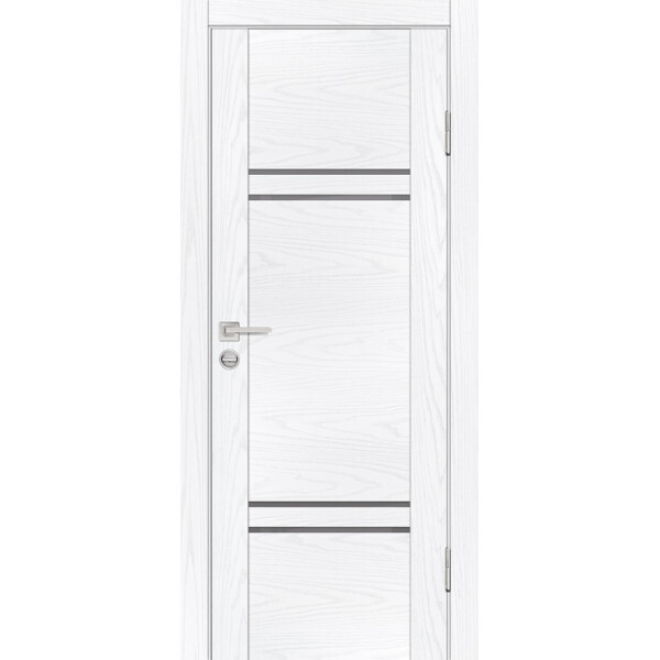 Межкомнатная дверь Graf PSM-5 серый лакобель Дуб скай белый (2000 х 600)