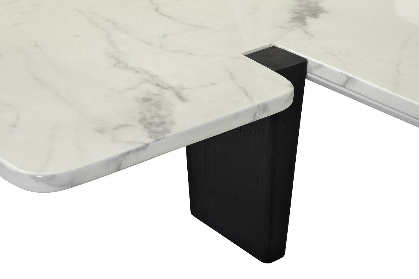 Стол журнальный белый искусственный мрамор Garda Decor 77IP-13012STOL/ZH