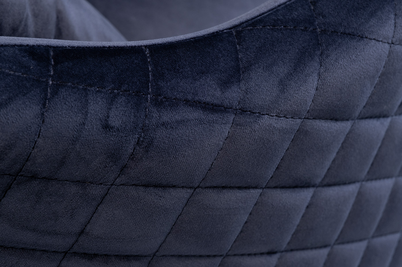 Кресло Verona Basic вращающееся велюровое темно-синее Garda Decor VERONA BASIC-2K-СИНИЙ-Bel18