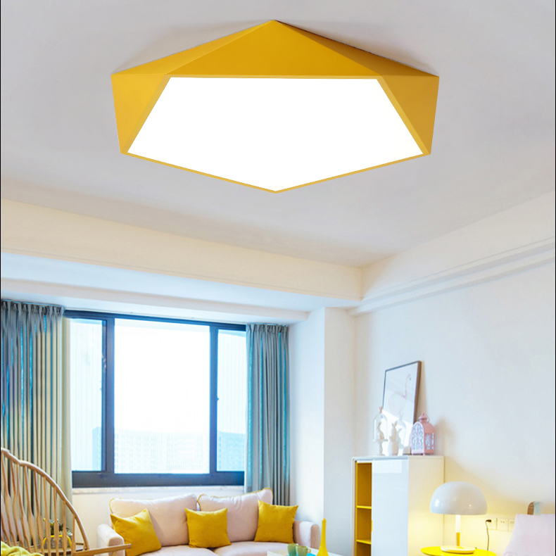 Потолочный светильник GEOMETRIC B D42 Yellow by ImperiumLoft