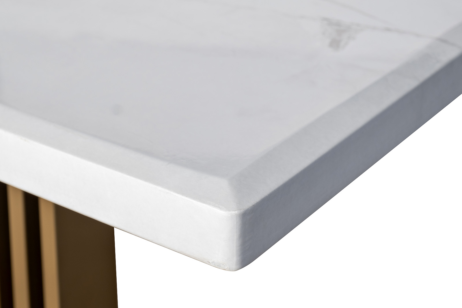 Стол обеденный прямоугольный белый/золото Garda Decor 30F-14780