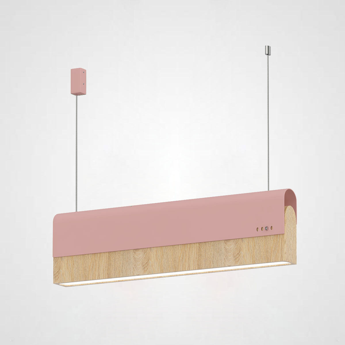 РЕЕЧНЫЙ ПОДВЕСНОЙ СВЕТИЛЬНИК BOOK 3 L60 Pink by ImperiumLoft