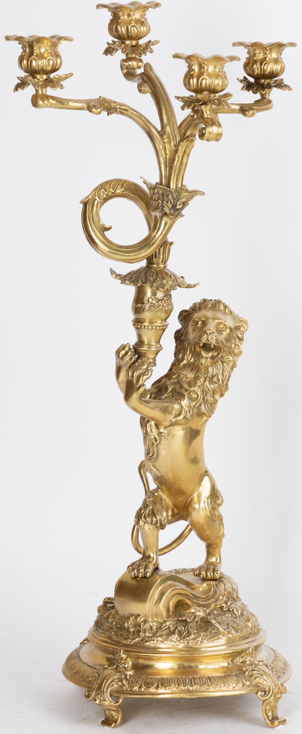 Канделябр Лев Glasar 31G2289/BZ12623HB