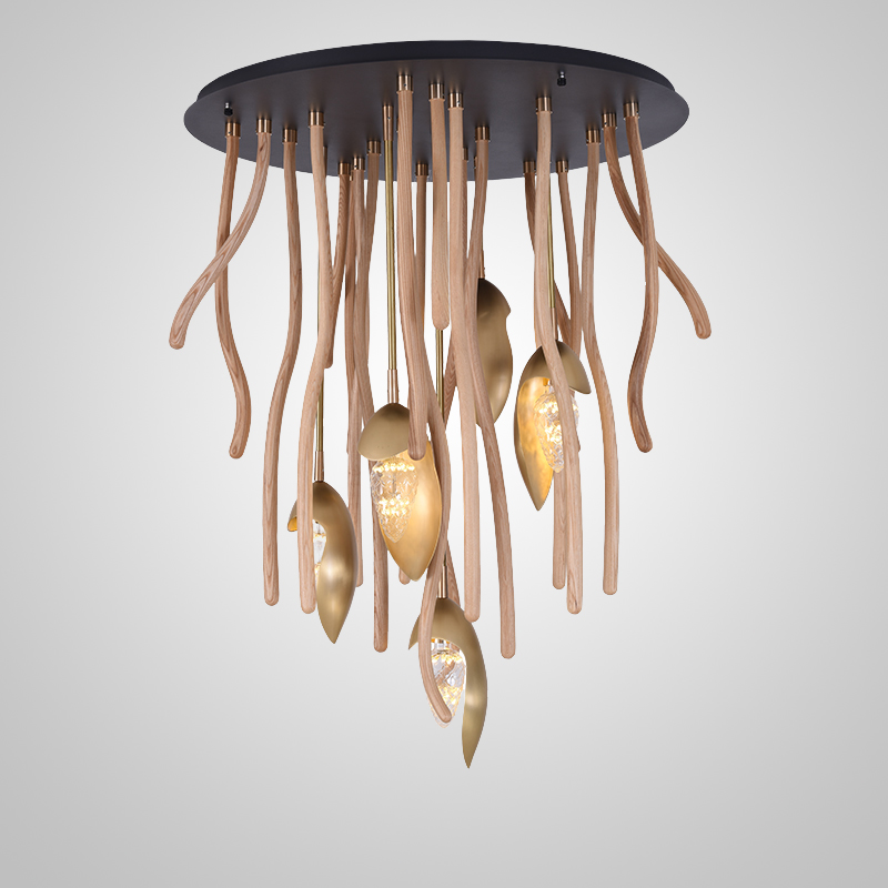 Потолочный светильник TUSKET MORE L5 Light brown by ImperiumLoft