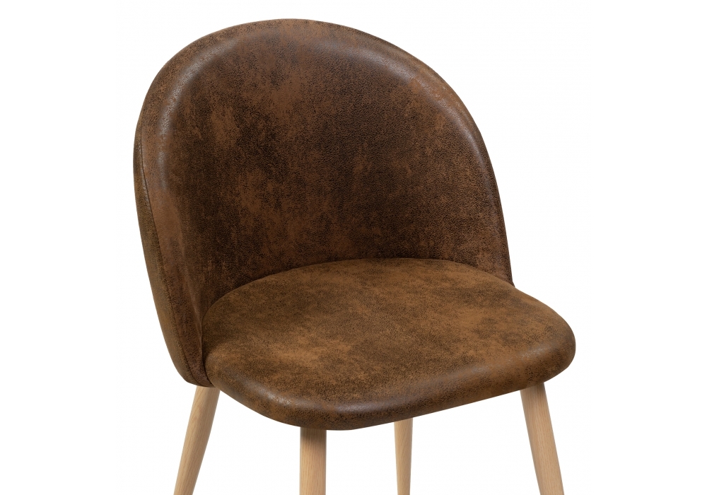 Стул Woodville Aldo dark brown / wood 15370