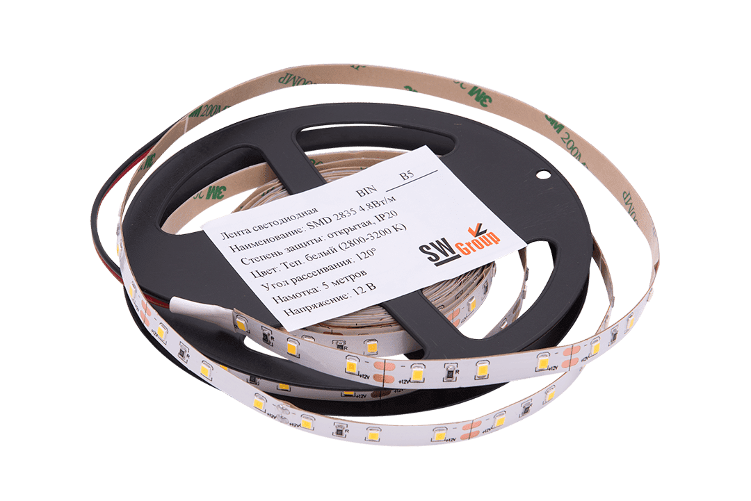 Лента светодиодная SWG SWG260-12-4.8-WW