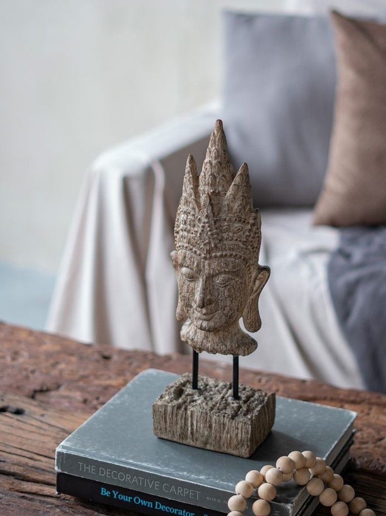 Фигурка Голова Будды Glasar 73631