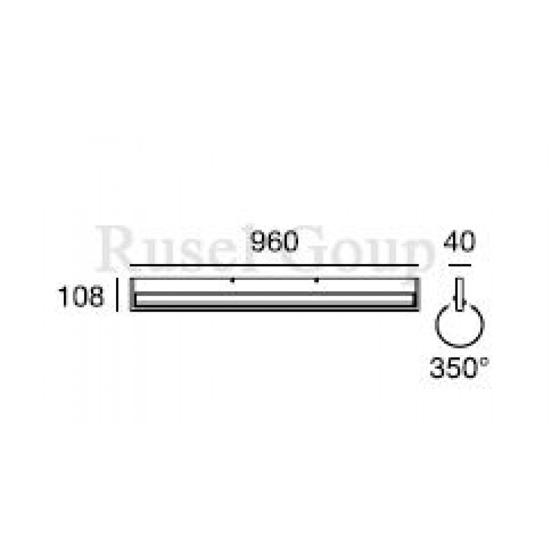 Настенный светильник Linea Light Tablet 7605