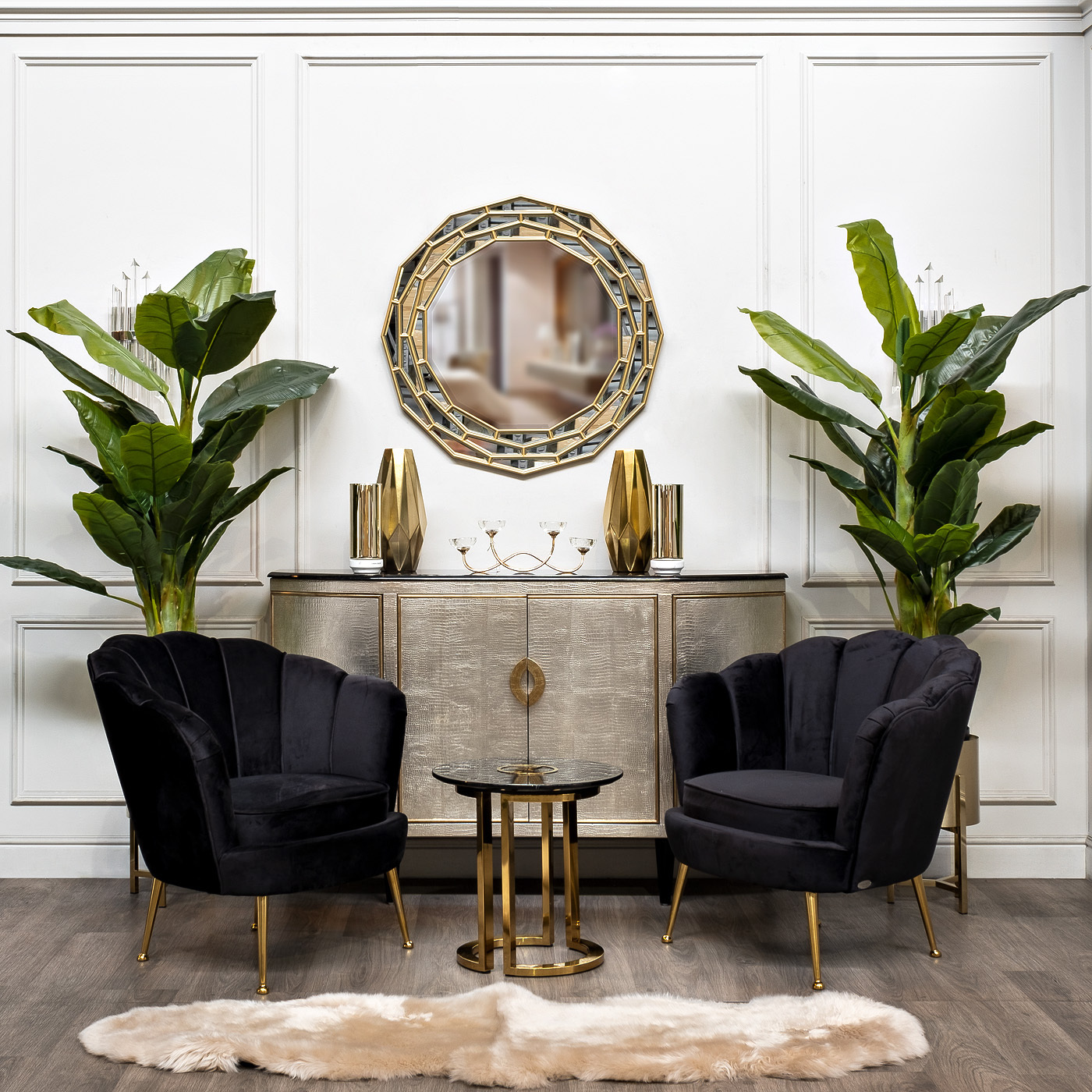 Столик журнальный Garda Decor круглый Garda Decor GD-ET002