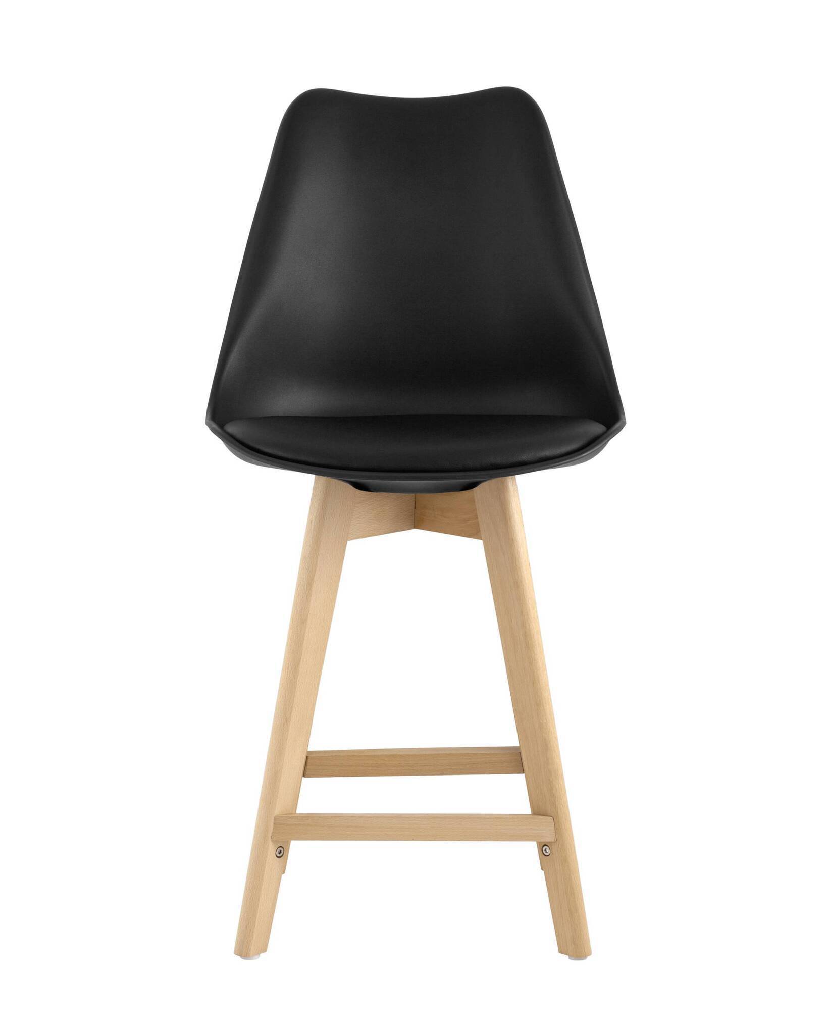 Стул полубарный FRANKFURT черный Stool Group