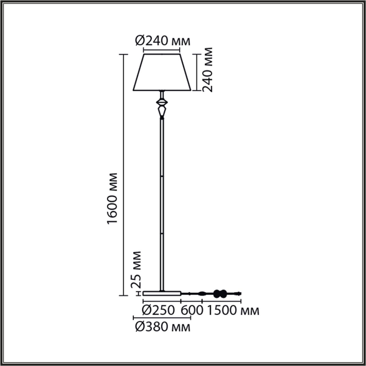 Торшер Lumion 8274/1F