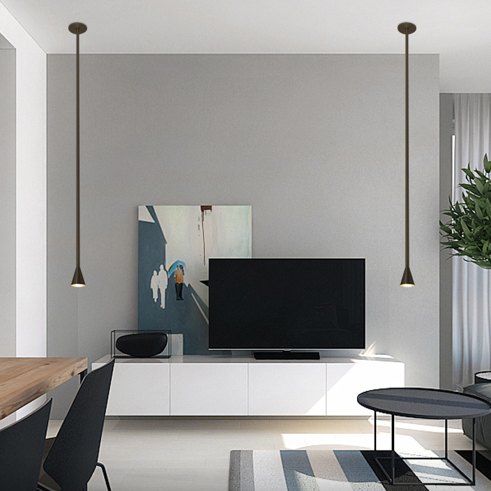 Потолочный светильник FALD B Black by ImperiumLoft