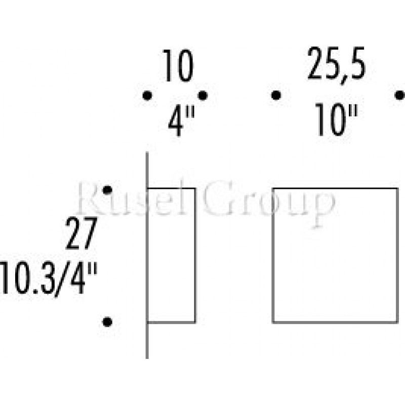 Настенный светильник LEUCOS CELINE P