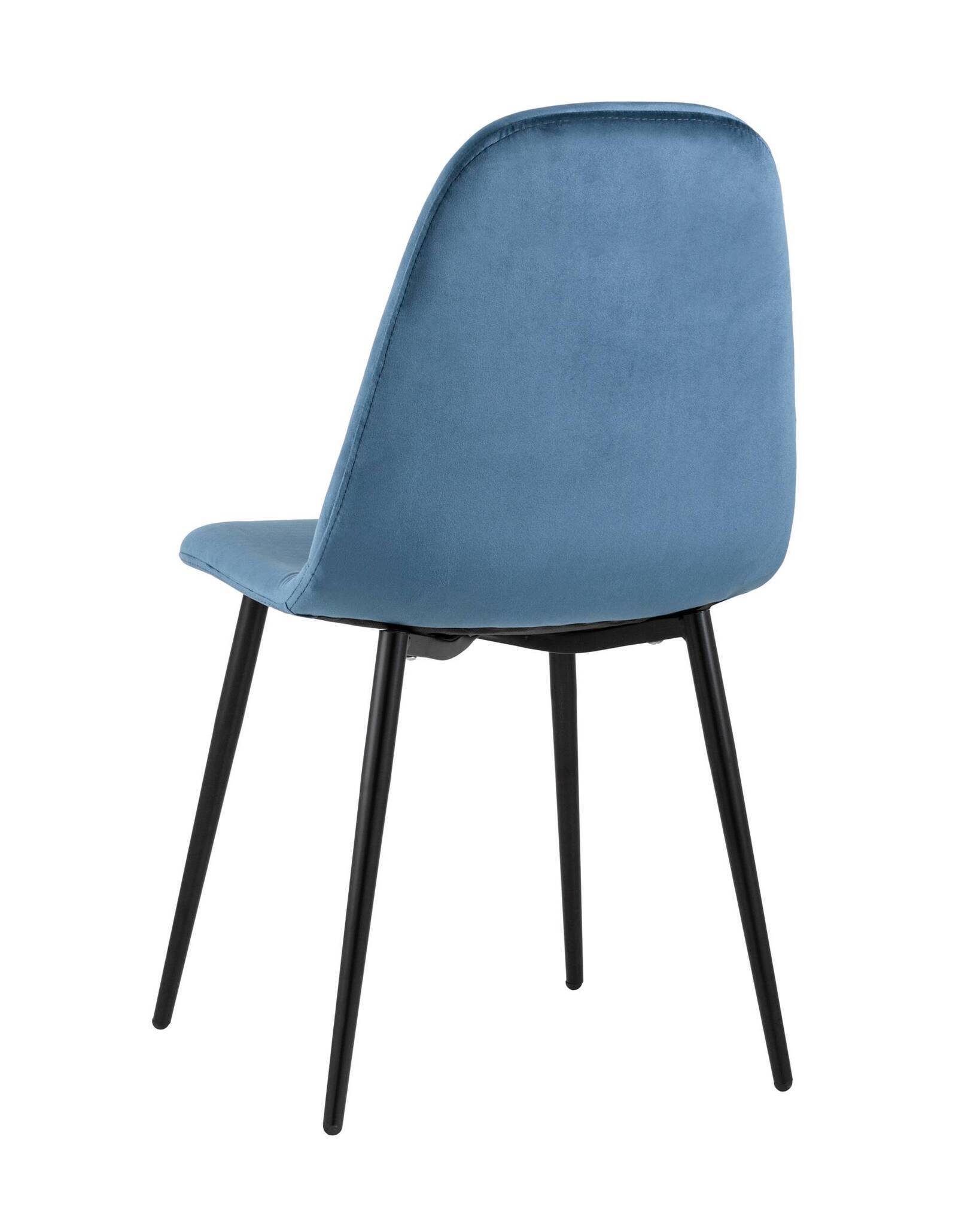 Стул Норман велюр пыльно-синий Stool Group
