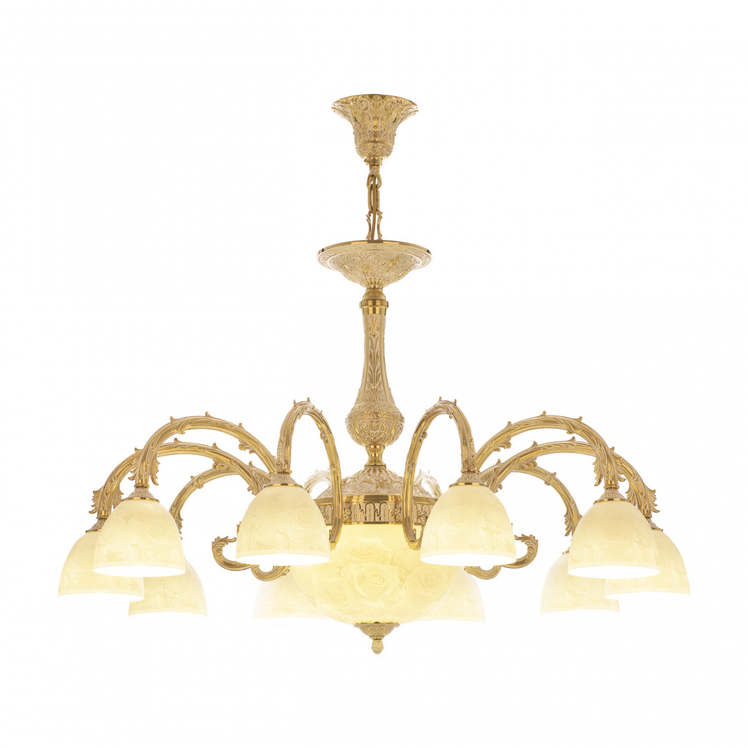 Люстра бронзовая 71109P/10/300 GW P1 D Rose