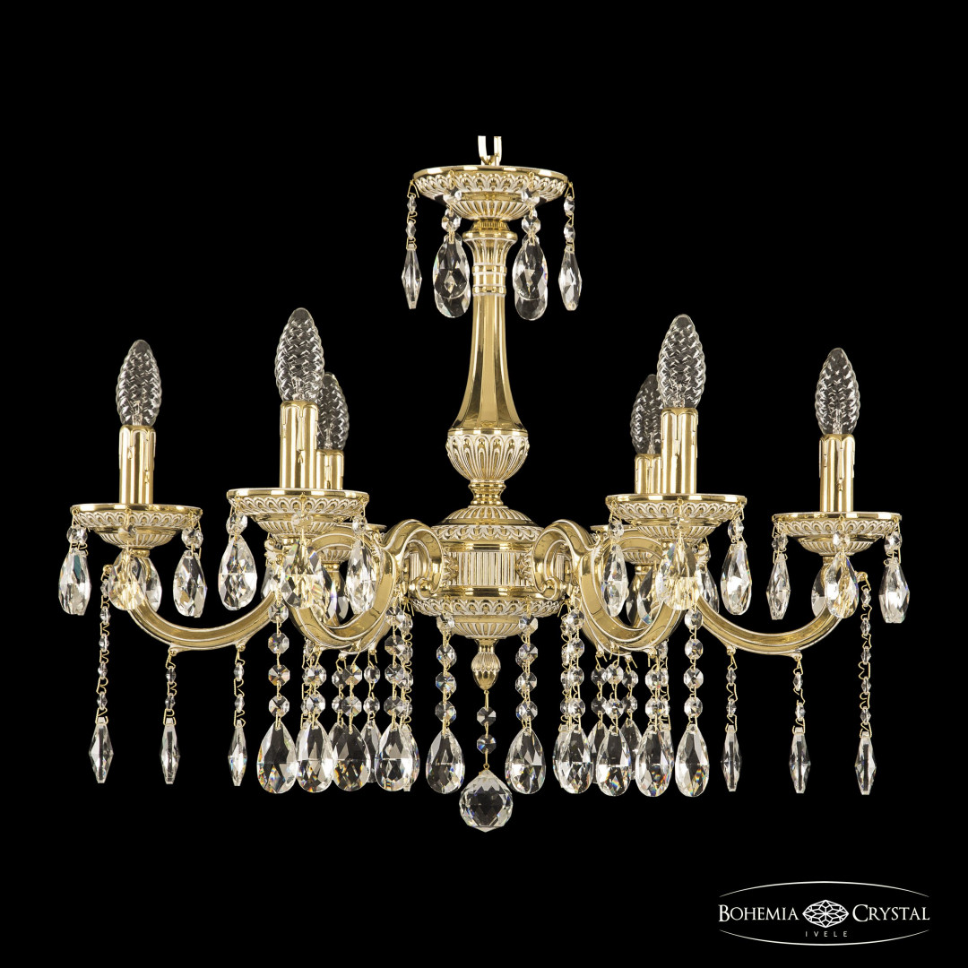 Люстра бронзовая с хрусталём 75101/6/210 A GW