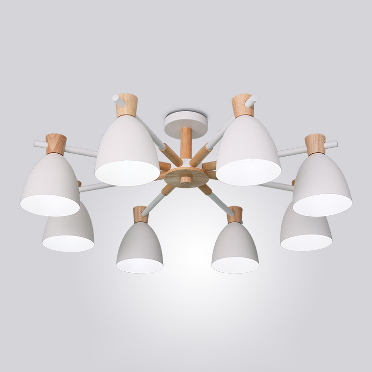 Потолочная Люстра Folke 8 White By Imperiumloft