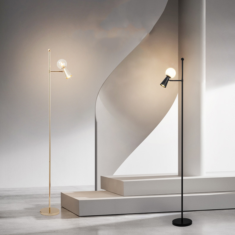 Торшер ABELINA FL Brass Grey by ImperiumLoft