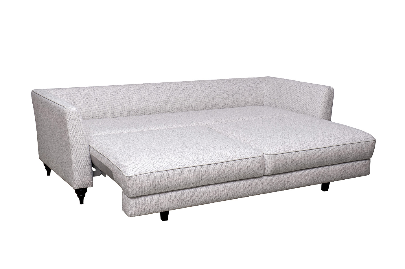 Диван Sorrento 230М трехместный расклдной светло-бежевый с кантом Garda Decor SORRENTO(K)-230M-3K-Santo1902-SECRU+Nev83