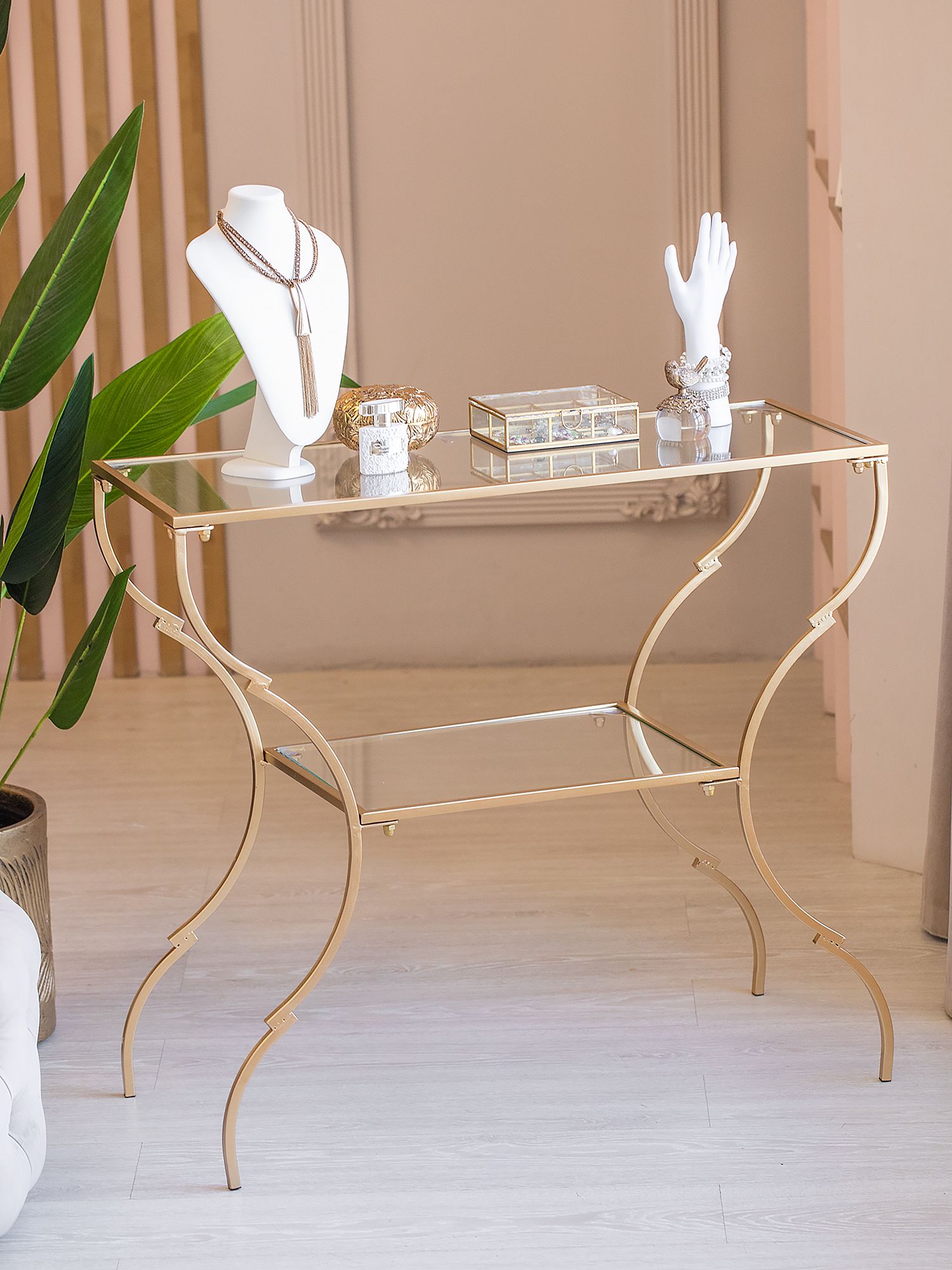 Столик со стеклянной столешницей Glasar 54-145