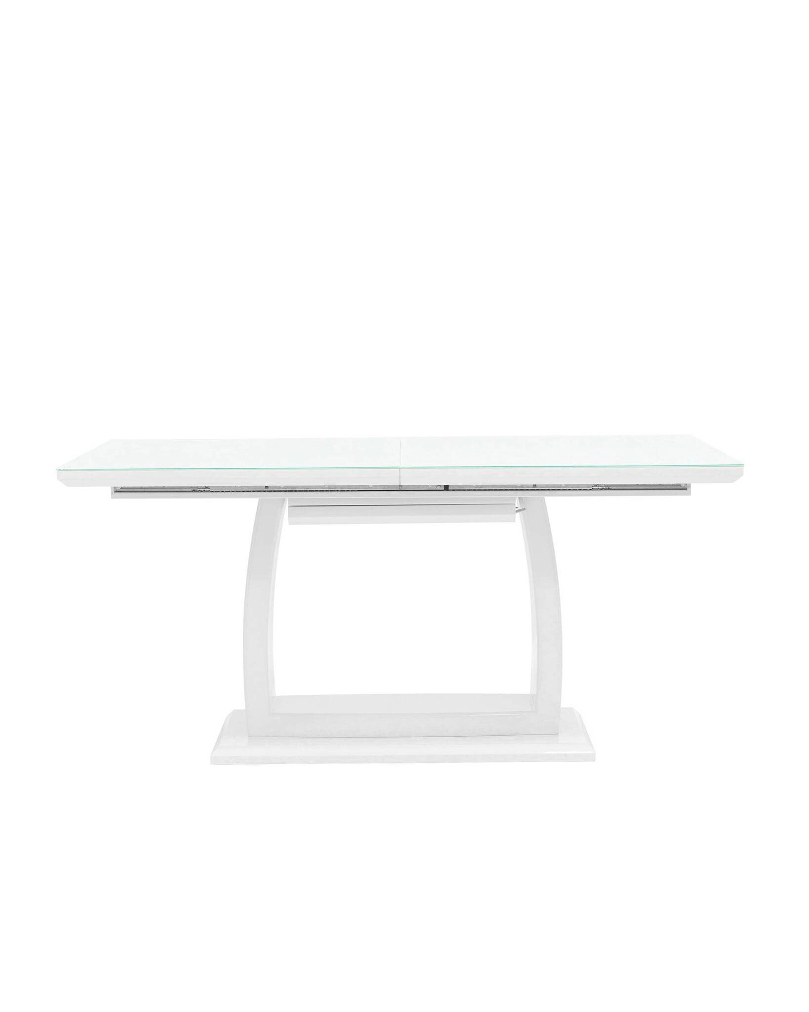 Стол обеденный Орлеан раскладной 160-215*90 глянцевый белый Stool Group
