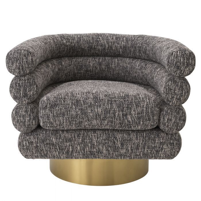 Вращающееся кресло Eichholtz Maguire cambon black 115334