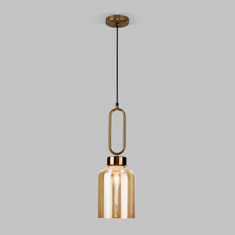 Подвесной светильник Eurosvet 50229/1 янтарный